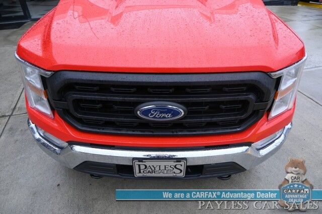 2022 Ford F-150 XL / 4X4 / Crew Cab / 3.5L V6 Ecoboost / Apple CarPlay & Android Auto / Back Up Camera / Cruise Control / Air Conditioning / Power Locks & Windows / Tonneau Cover / Bed Liner / Alloy Wheels / Tow Pkg / 1-Owner Anchorage AK