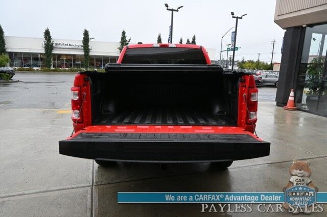 2022 Ford F-150 XL / 4X4 / Crew Cab / 3.5L V6 Ecoboost / Chrome Appearance Pkg / Apple CarPlay & Android Auto / Back Up Camera / Cruise Control / Power Locks, Windows & Mirrors / Tonneau Cover / Bed Liner / Alloy Wheels / Tow Pkg / 1-Owner Anchorage AK