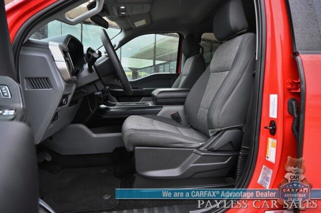 2022 Ford F-150 XL / 4X4 / Crew Cab / 3.5L V6 Ecoboost / Chrome Appearance Pkg / Apple CarPlay & Android Auto / Back Up Camera / Cruise Control / Power Locks, Windows & Mirrors / Tonneau Cover / Bed Liner / Alloy Wheels / Tow Pkg / 1-Owner Anchorage AK