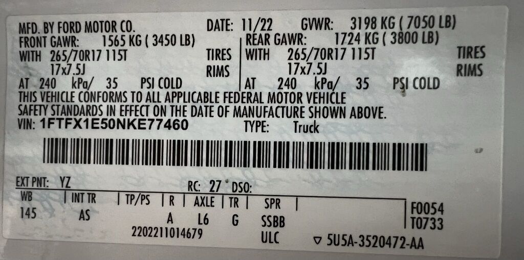 2022 Ford F-150 XL Loveland CO
