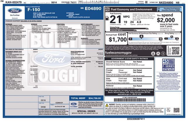 2022 Ford F-150 XL Raleigh NC