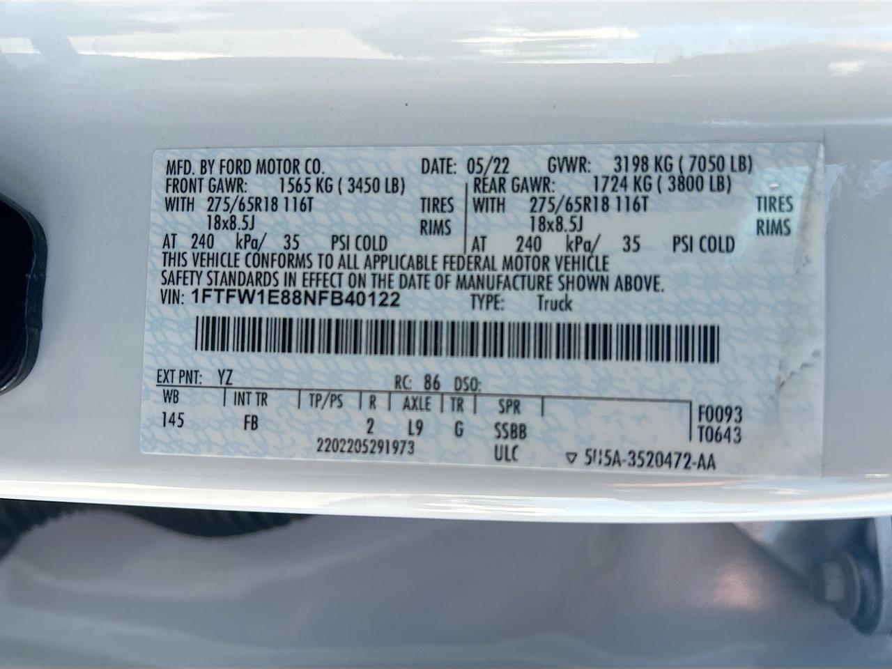 2022 Ford F-150 XLT 4WD SuperCrew 5.5 Box Venice FL