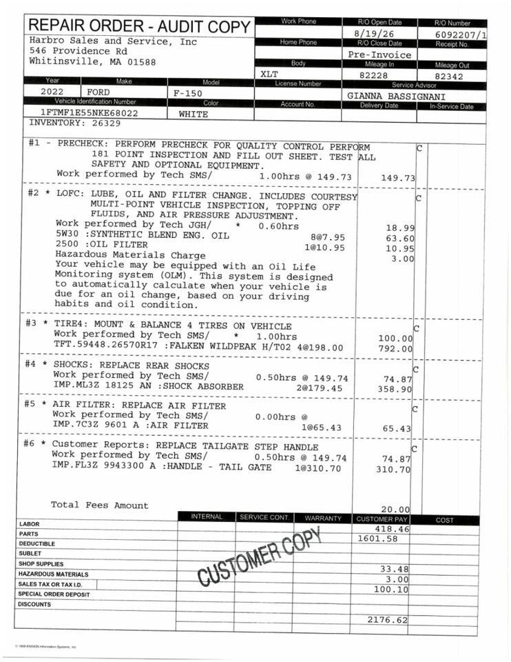 2022 Ford F-150 XLT 5.0L V8 Whitinsville MA