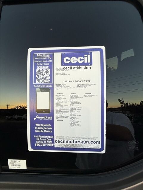 2022 Ford F-150 XLT FX4  TX