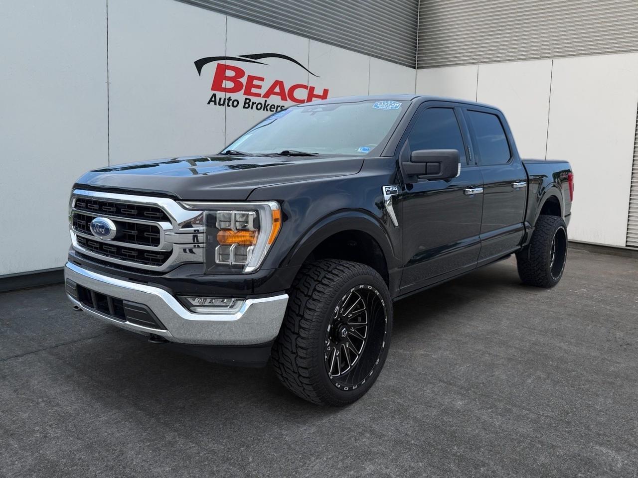 2022 Ford F-150 XLT, HEATED SEATS, APPLE CARPLAY/ANDROID AUTO, B&O SPEAKERS, BED LINER, TOW PACKAGE, POWER RUNNING BOARDS, BACKUP CAMERA, POWER MIRRORS, REMOTE START, TOW HOOKS, CLEAN CARFAX, THIS TRUCK IS PRICED TO MOVE! Norfolk VA