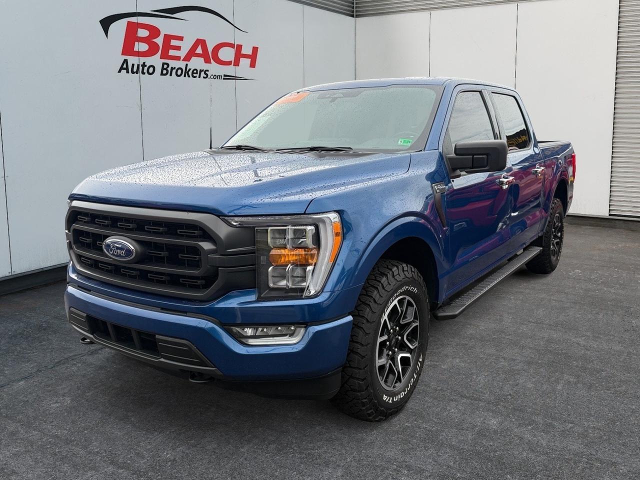 2022 Ford F-150 XLT SPORT CREW CAB SUPERCREW 4X4, POWER MIRRORS, PICKUP TIE DOWN HOOKS, POWER TAILGATE LOCK, HITCH ASSIST, LANE KEEP ASSIST, BACKUP CAMERA, BLUETOOTH, AUTO START/STOP, SPORT APPERANACE PACKAGE, NO ACCIDENTS AND 1 OWNER! Norfolk VA