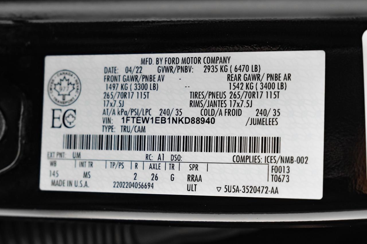 2022 Ford F-150 XLT SUPERCREW 4WD AUTOMATIC BLIND SPOT PRE COLLISION ASSIST LANE Carrollton TX