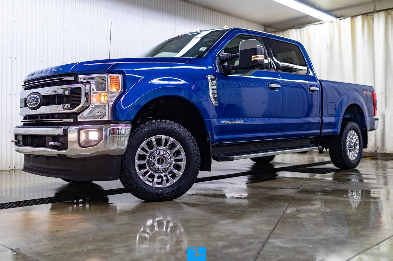 2022 Ford F-250 4x4 Crew Cab XLT FX4 Diesel Roof BCam Red Deer AB
