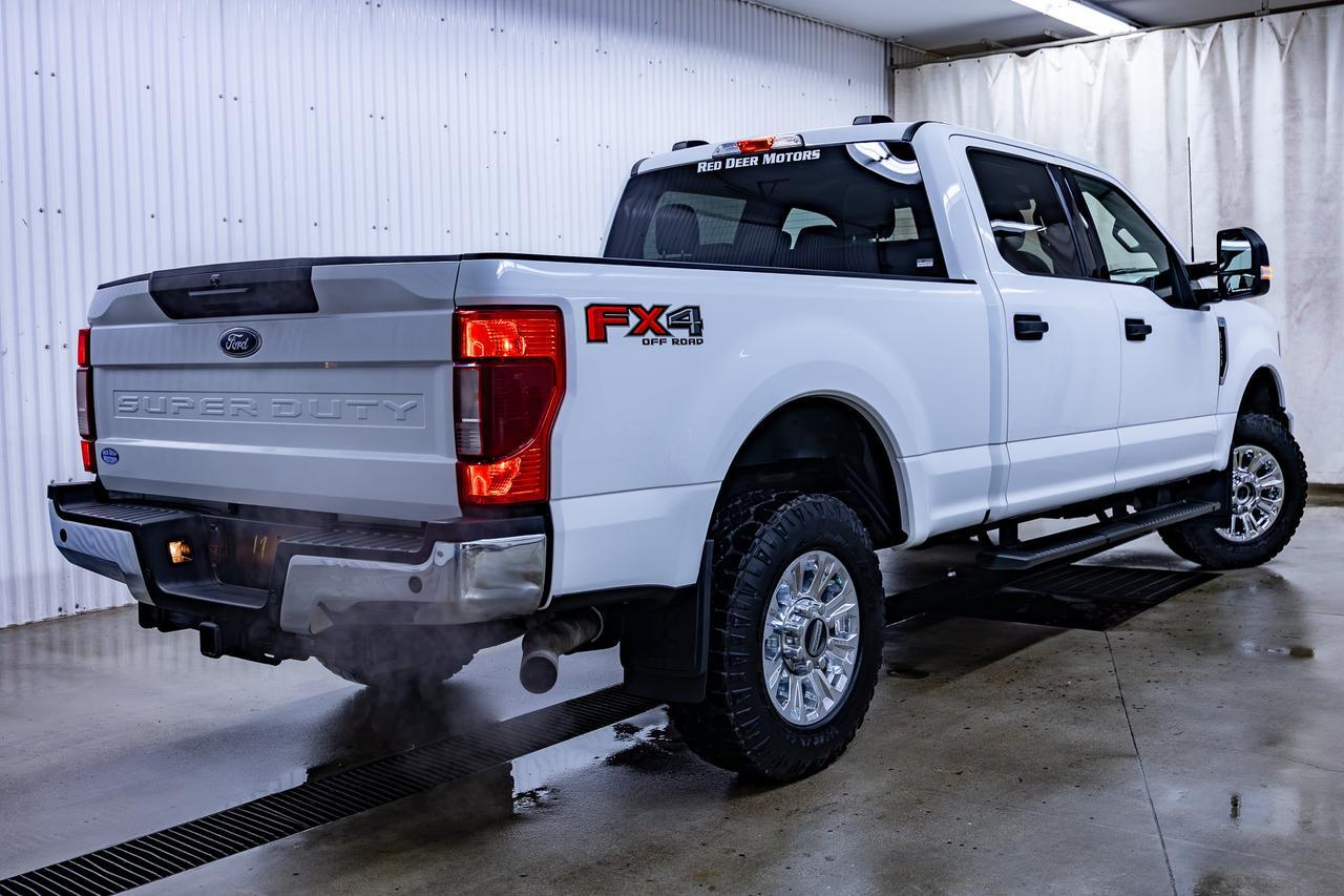 2022 Ford F-250 4x4 Crew Cab XLT FX4 Pseat Bcam Red Deer AB