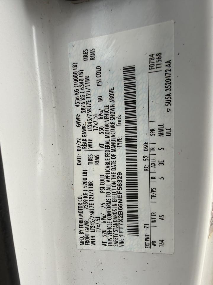 2022 Ford F-250 4x4 Utility XL Collinsville OK