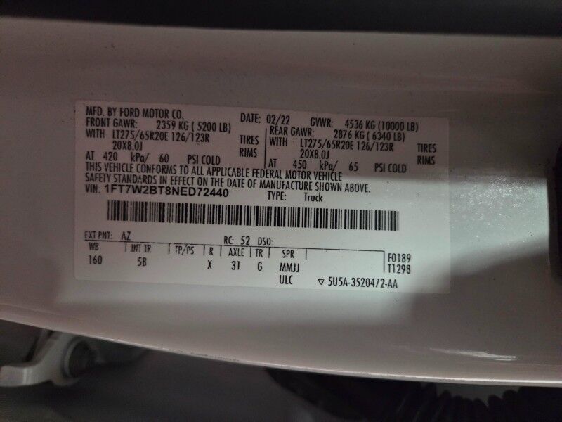 2022 Ford F-250 Lariat 4WD 6.7L Diesel GPS NAV Backup Camera Chrome Pkg FREE WARRANTY Arlington TX