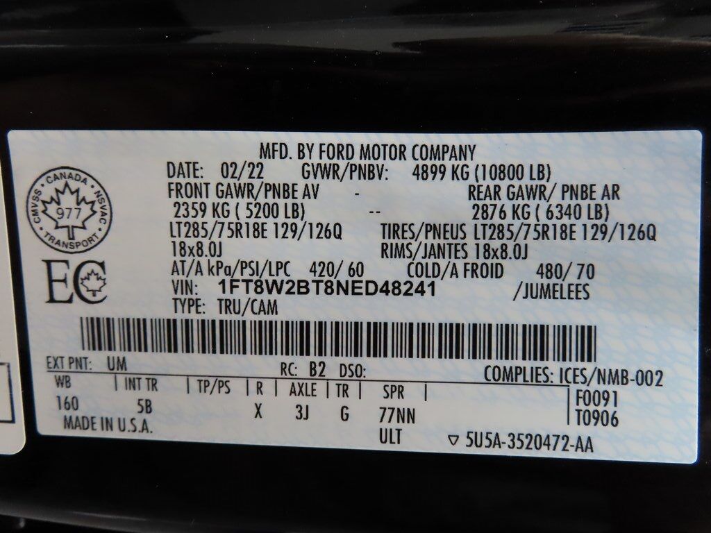 2022 Ford F-250 Super Duty 4x4 Crew Cab Lariat Fond du Lac WI