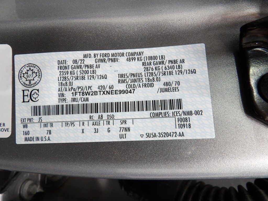 2022 Ford F-250 Super Duty 4x4 Crew Cab Platinum Fond du Lac WI