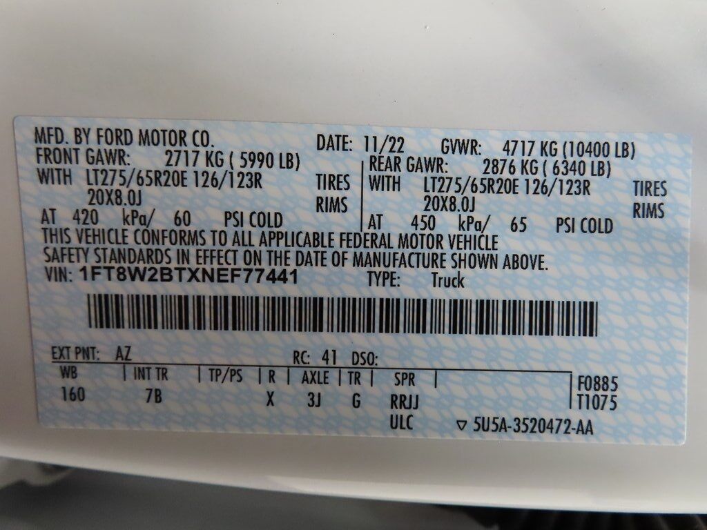 2022 Ford F-250 Super Duty 4x4 Crew Cab Platinum Fond du Lac WI