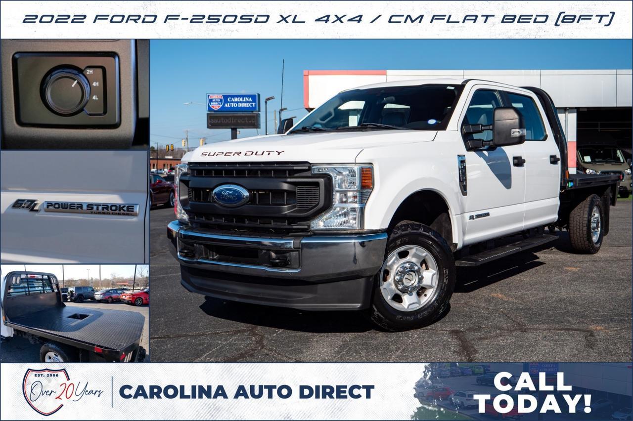 2022 Ford F-250SD XL 4X4 / CM Flat Bed / 8FT / V8 Diesel!