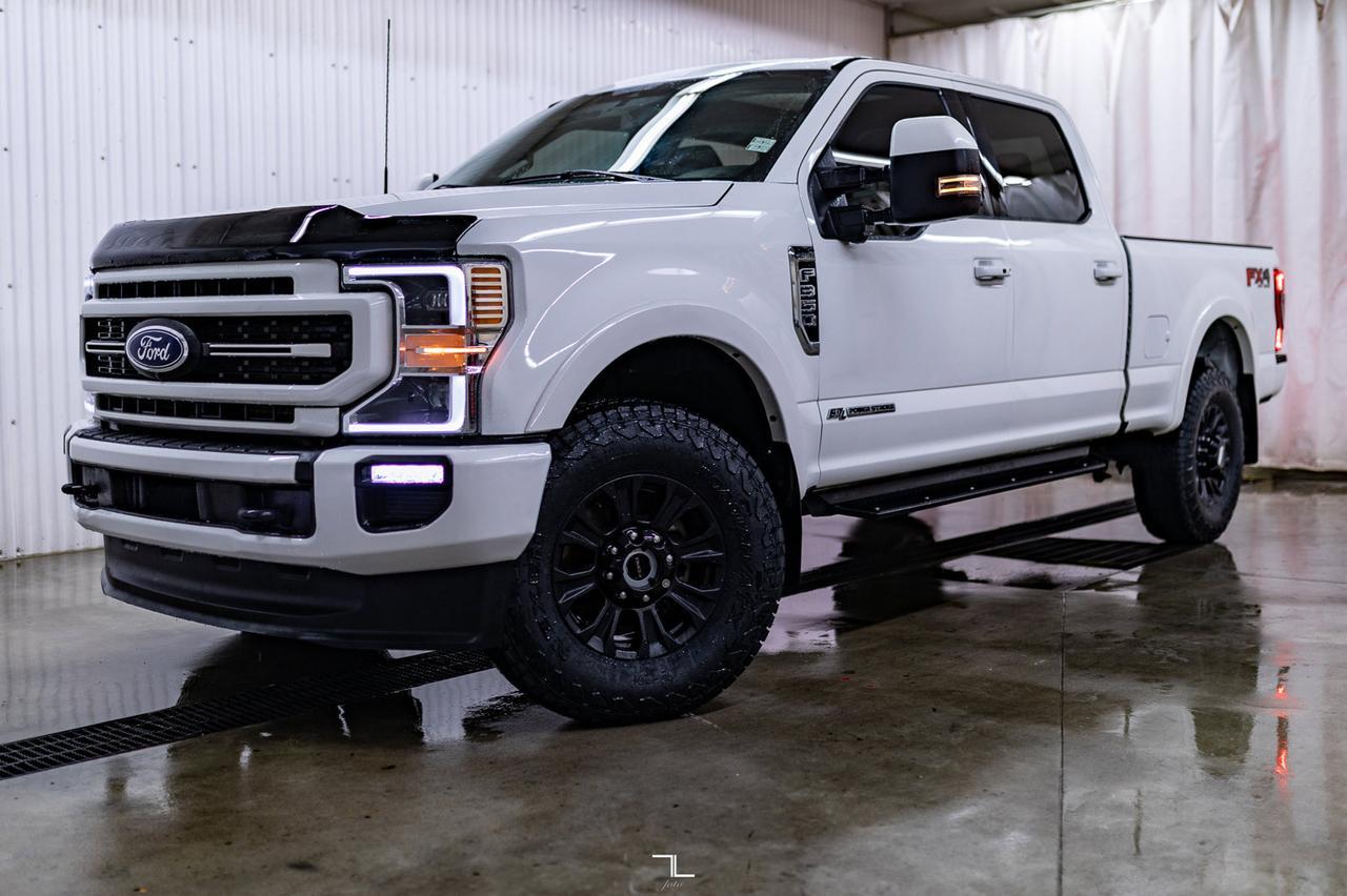 2022 Ford F-350 4x4 Crew Cab Lariat FX4 Diesel Leather Roof Nav Red Deer AB