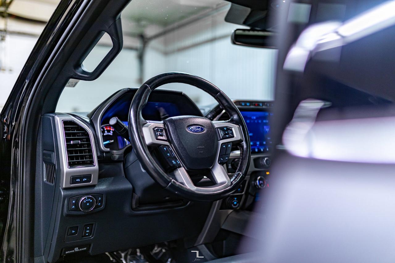 2022 Ford F-350 4x4 Crew Cab Platinum Diesel Leather Roof Nav 4" Lift Red Deer AB