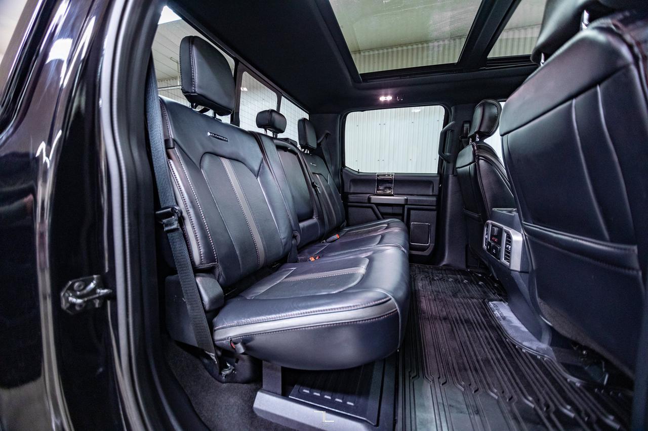 2022 Ford F-350 4x4 Crew Cab Platinum Diesel Leather Roof Nav 4" Lift Red Deer AB