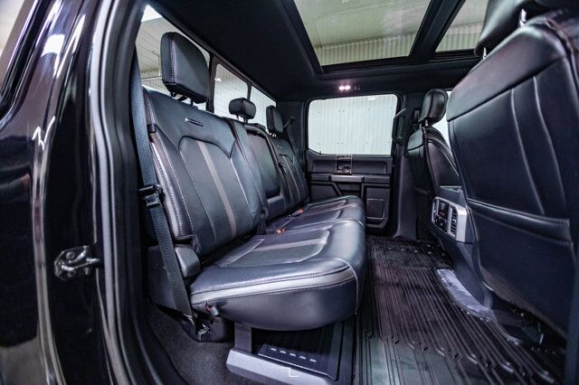 2022 Ford F-350 4x4 Crew Cab Platinum Diesel Leather Roof Nav 4&quot; Lift Red Deer AB