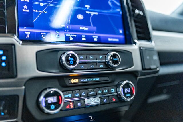 2022 Ford F-350 4x4 Crew Cab Platinum Diesel Leather Roof Nav 4&quot; Lift Red Deer AB