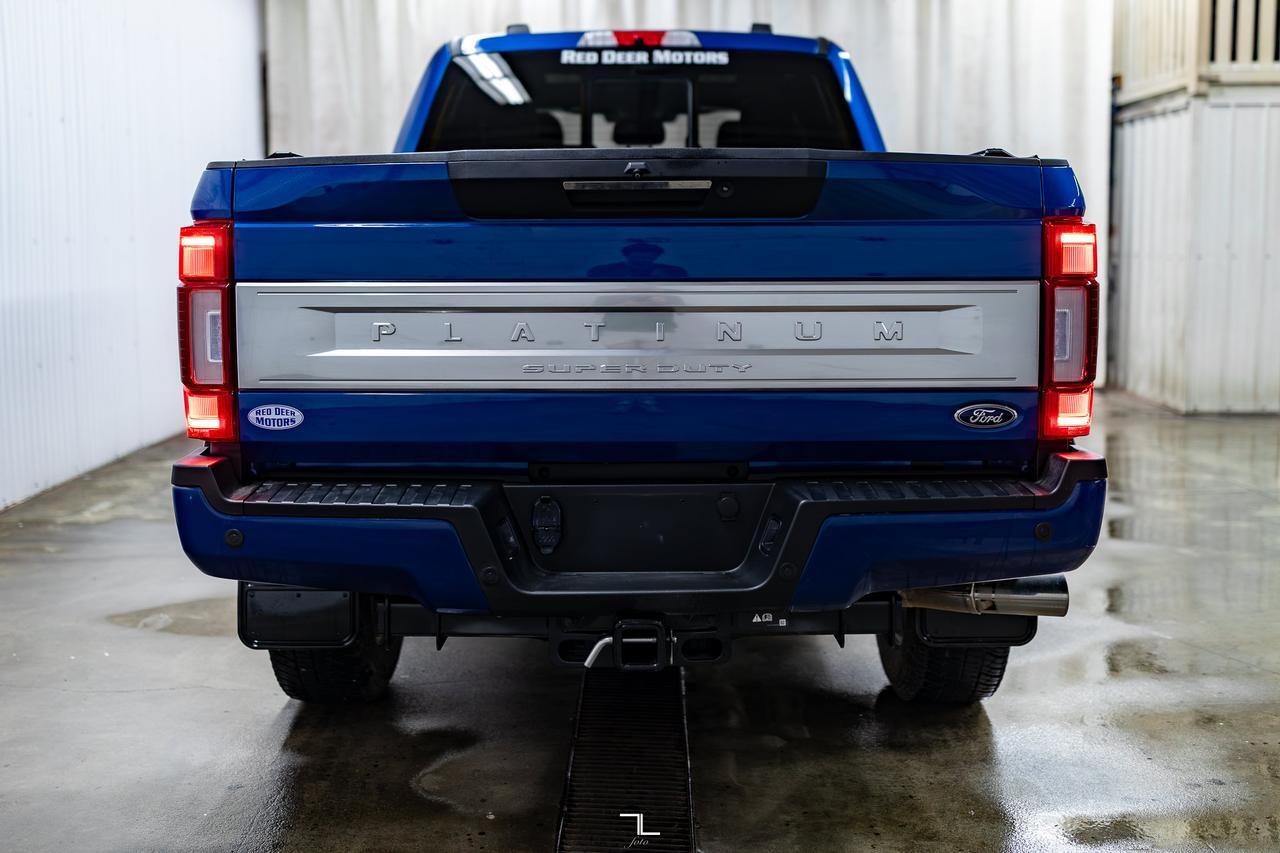 2022 Ford F-350 4x4 Crew Cab Platinum FX4 Diesel Leather Roof Nav Red Deer AB