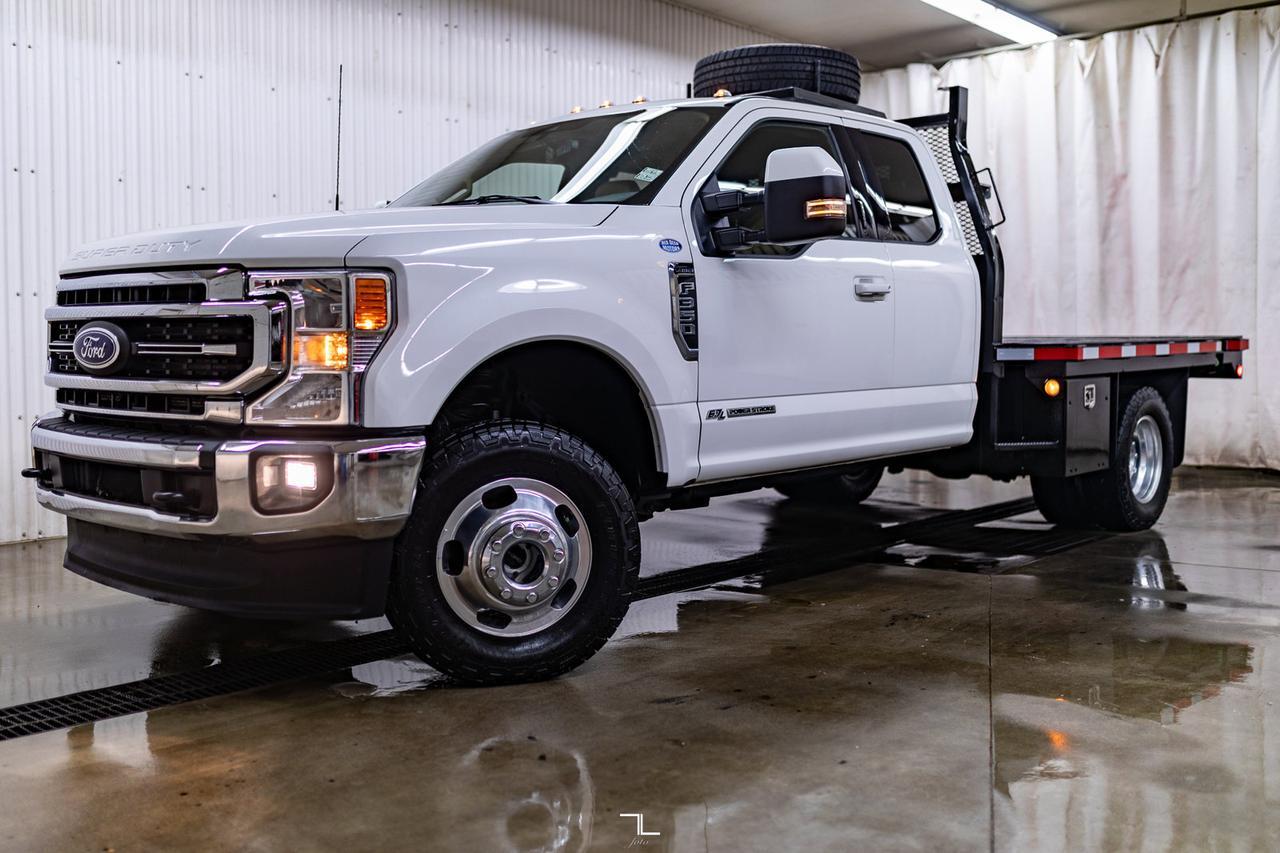 2022 Ford F-350 4x4 Super Cab Lariat Deck Dually Diesel Leather Nav BCam Red Deer AB