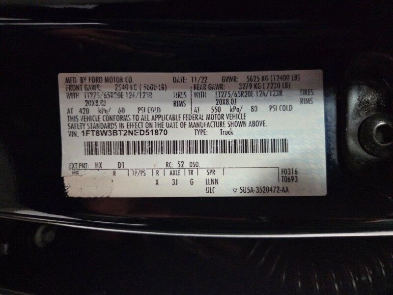 2022 Ford F-350 King Ranch 4WD SRW Long Bed 6.7L Diesel GPS Camera Sunroof FREE WARRANTY Arlington TX