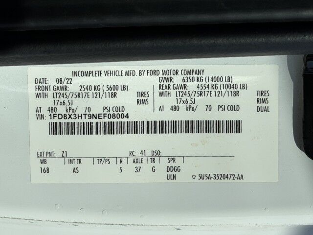 2022 Ford F-350XL Supercab 9'4 CM Truck Beds Steel Skirted Gooseneck Flatbed Truck Homestead FL