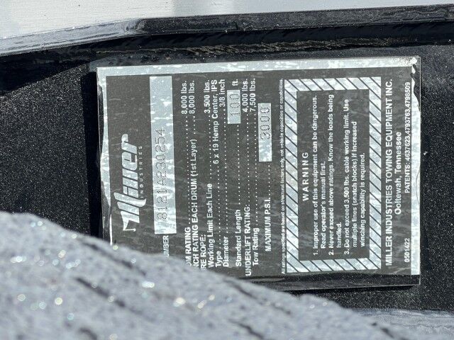 2022 Ford F-450 XLT Miller Single Line Standard Wrecker Truck Miami FL