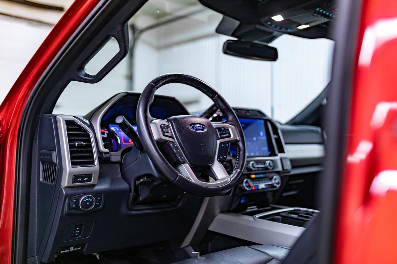 2022 Ford F-550 4x4 Crew Cab Lariat Cab & Chassis Diesel Leather Nav Red Deer AB