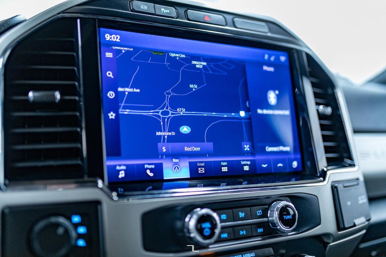 2022 Ford F-550 4x4 Crew Cab Lariat Cab & Chassis Diesel Leather Nav Red Deer AB