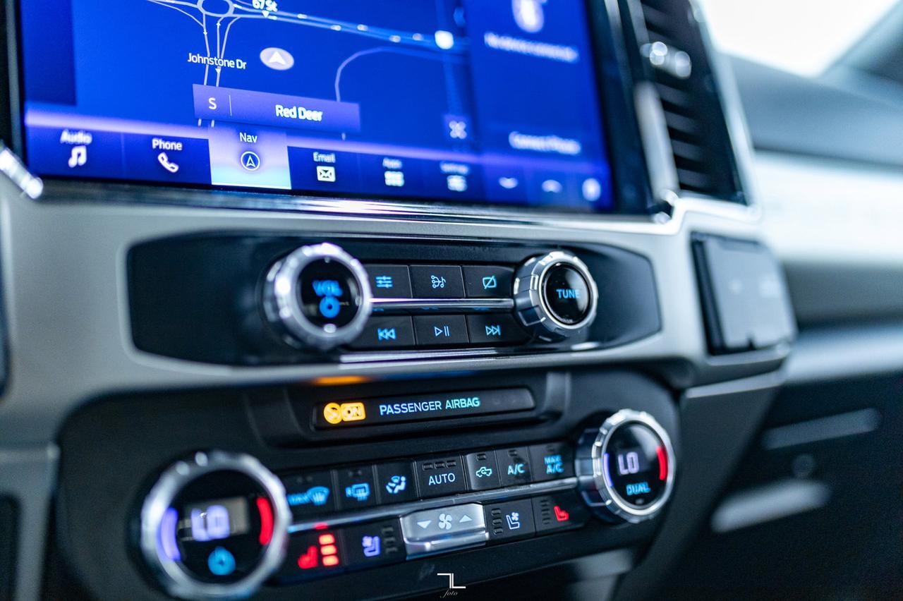 2022 Ford F-550 4x4 Crew Cab Lariat Cab & Chassis Diesel Leather Nav Red Deer AB