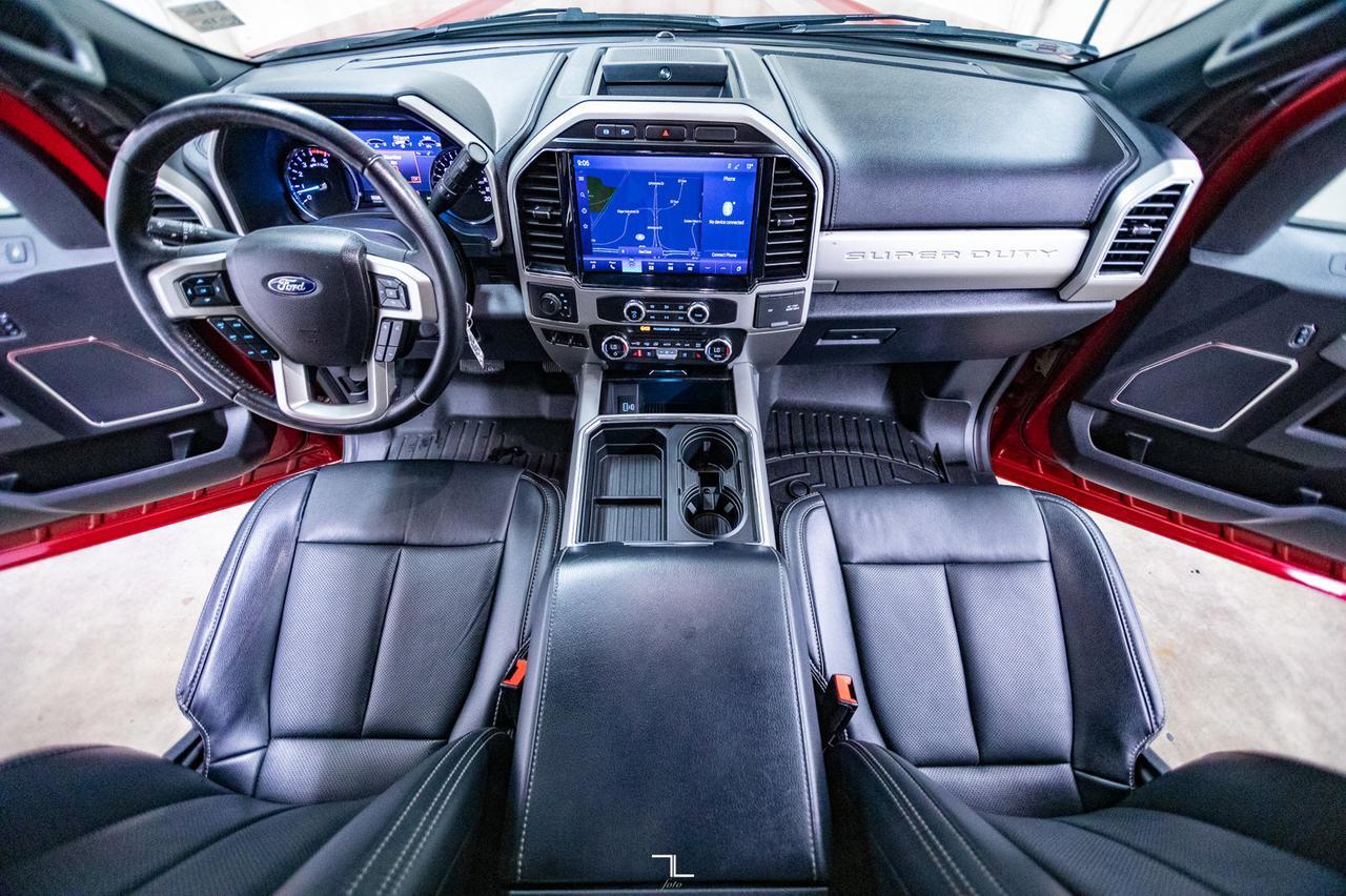 2022 Ford F-550 4x4 Crew Cab Lariat Cab & Chassis Diesel Leather Nav Red Deer AB