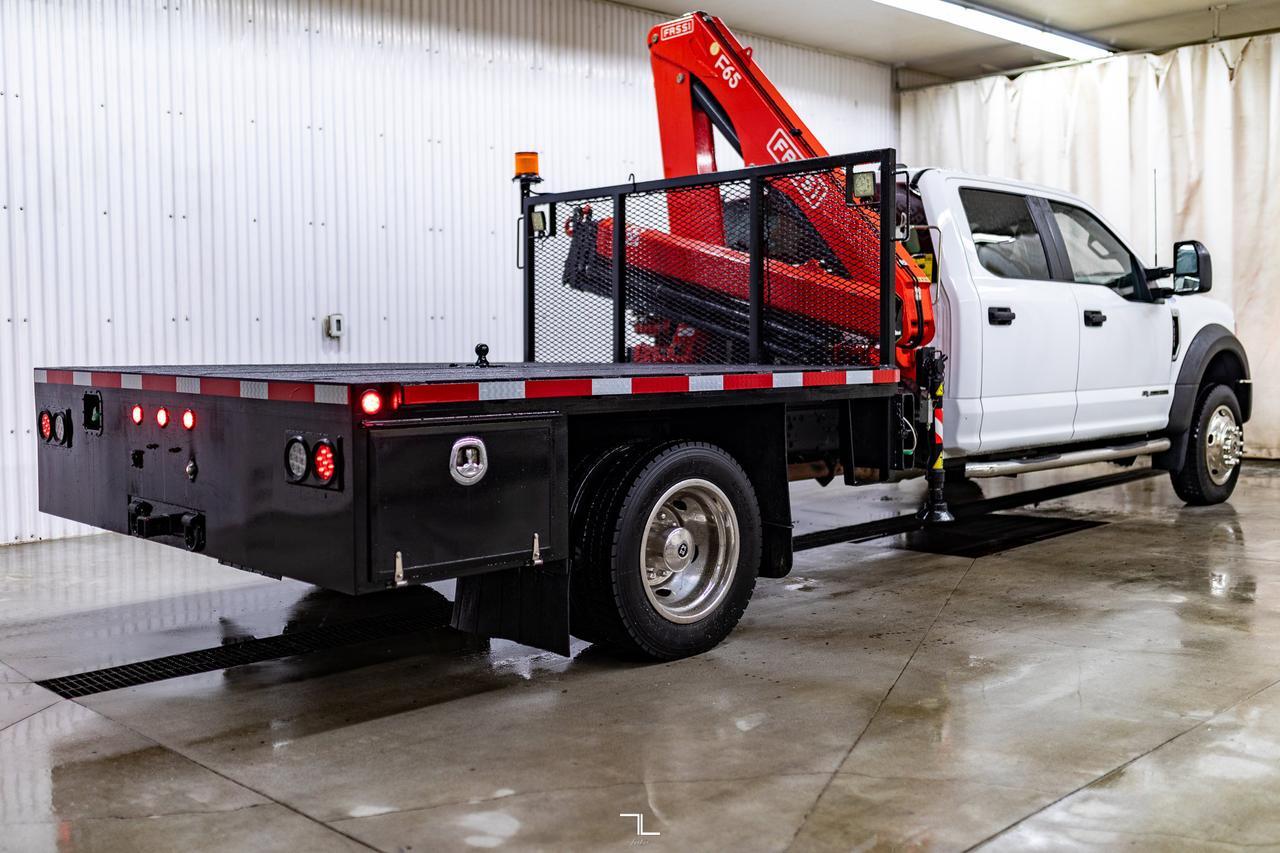 2022 Ford F-550 4x4 Crew Cab XL Picker Dually Deck Diesel Red Deer AB