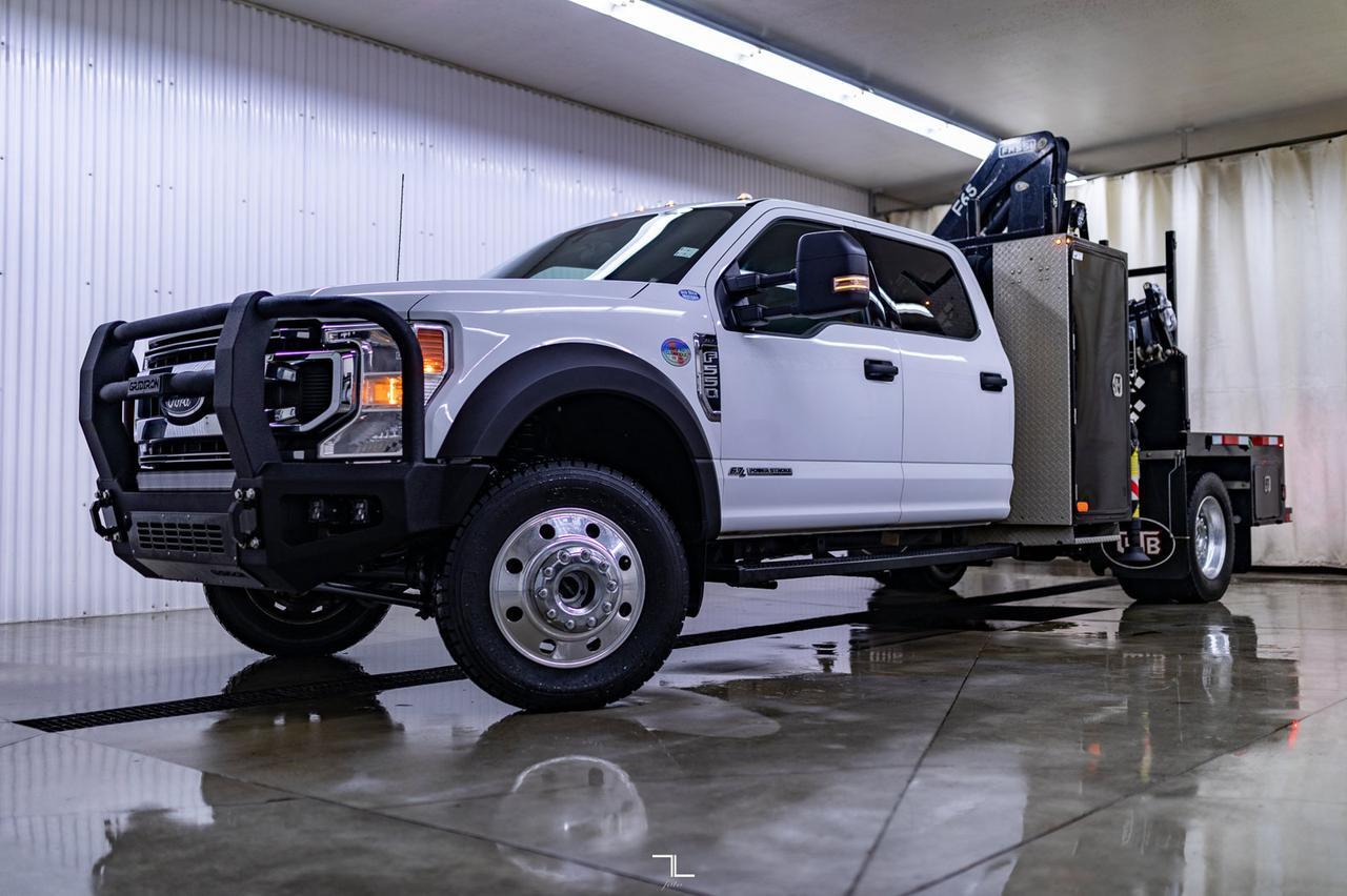 2022 Ford F-550 4x4 Crew Cab XLT Diesel Picker BCam Red Deer AB