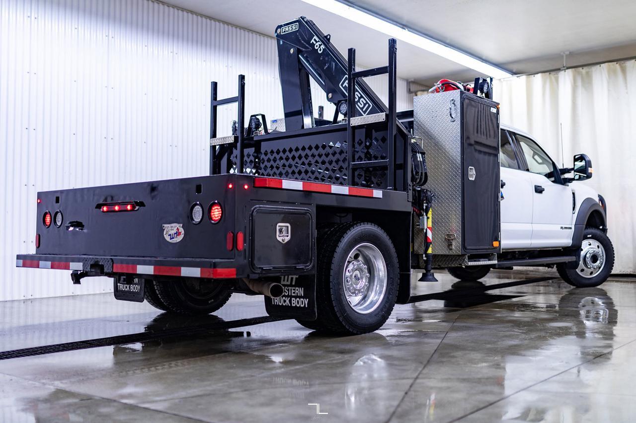 2022 Ford F-550 4x4 Crew Cab XLT Diesel Picker BCam Red Deer AB