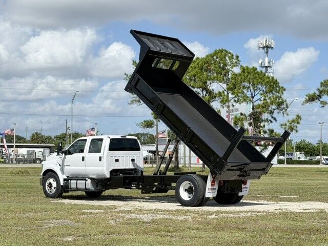 2022 Ford F-750 Crew Cab 16' Steel Dump Truck with Tree Bar