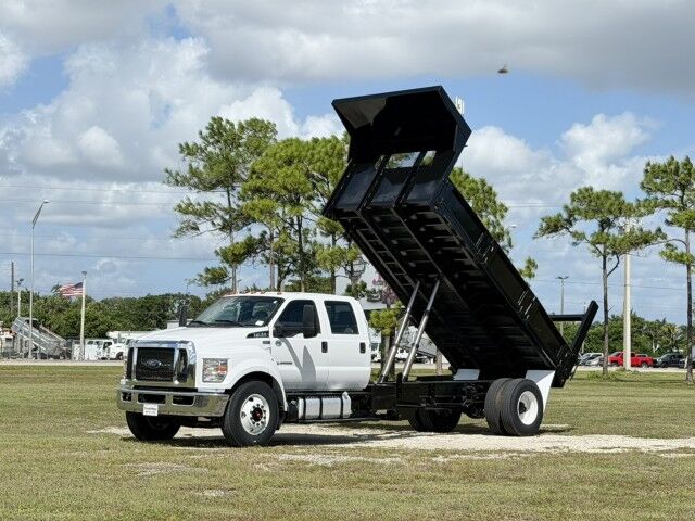 2022 Ford F-750 Crew Cab 16' Steel Dump Truck with Tree Bar