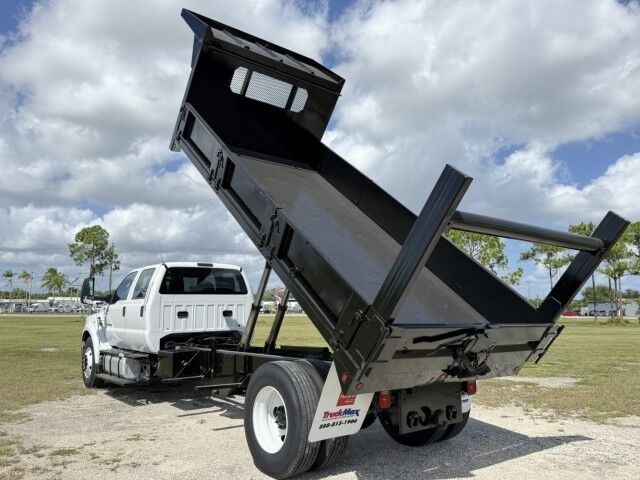 2022 Ford F-750 Crew Cab 16' Steel Dump Truck with Tree Bar Homestead FL
