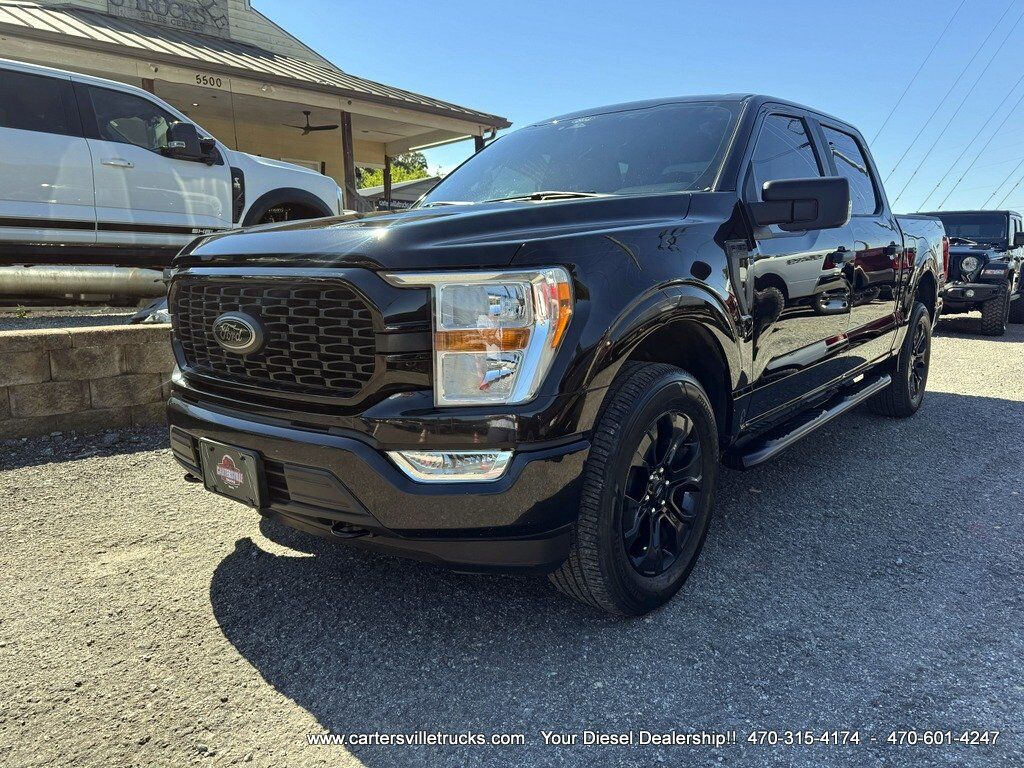 2022 Ford F150 5.0L XL STX 4X4 - BLACK APPERANCE PKG - SPORT