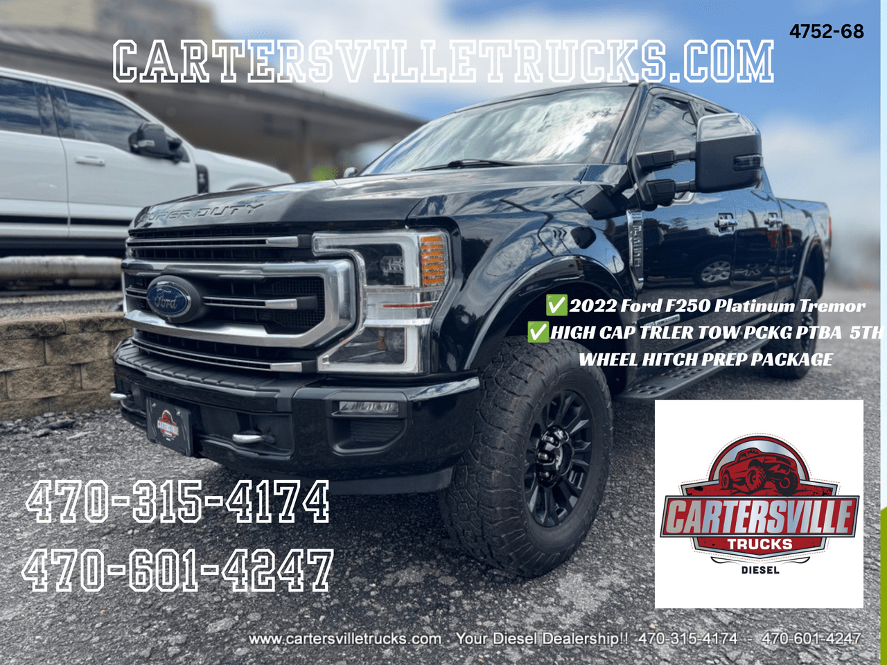 2022 Ford F250sd Platinum TREMOR 4X4 - LOADED - ULTIMATE