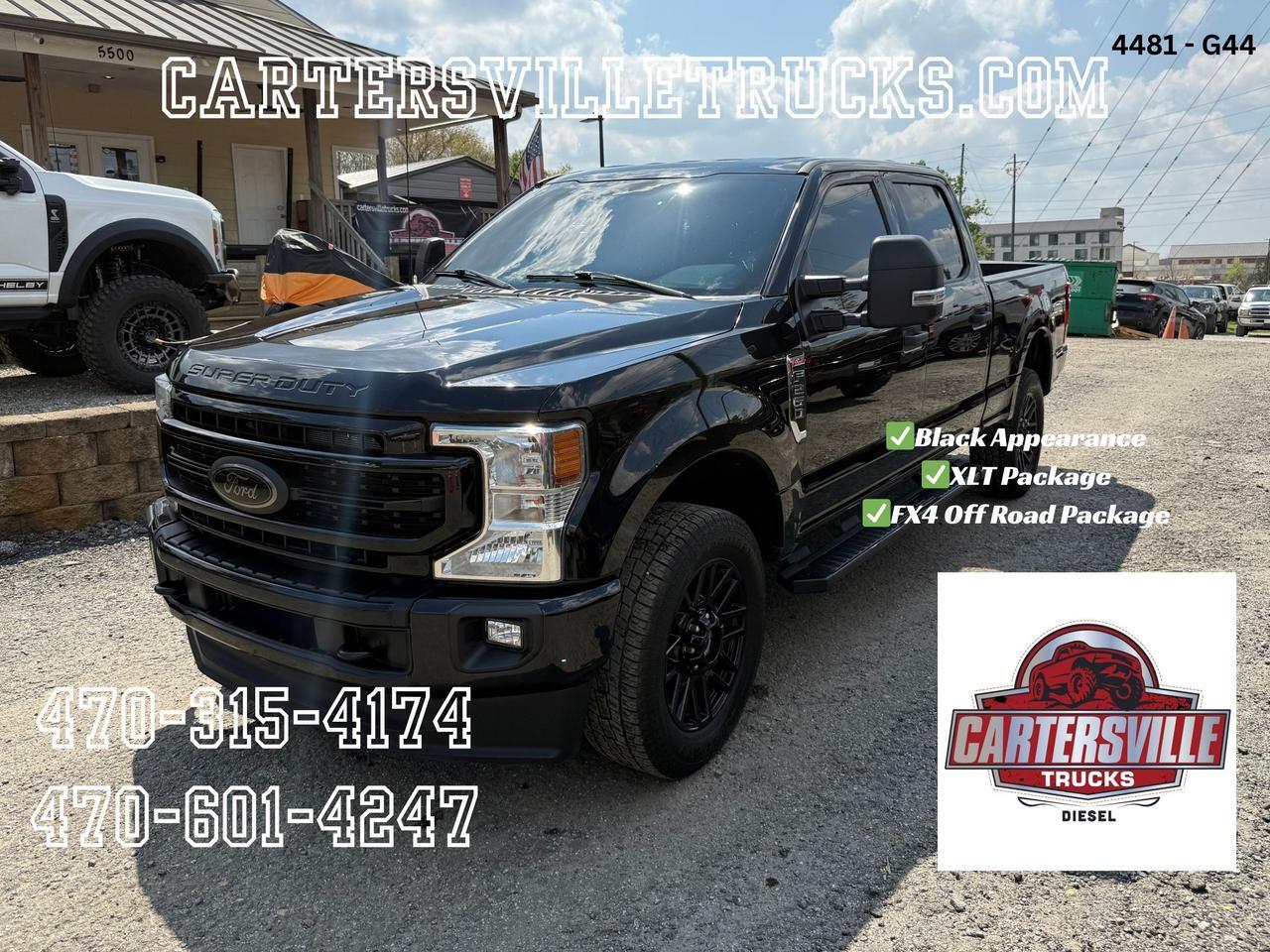 2022 Ford F250sd XLT FX4 - 7.3 GAS - PREMIUM - BLACK APPERANCE PKG