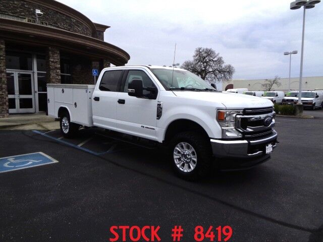 2022 Ford F350 Utility ~ 4x4 ~ Diesel ~ Crew Cab XLT ~ Only 49K Miles! Rocklin CA