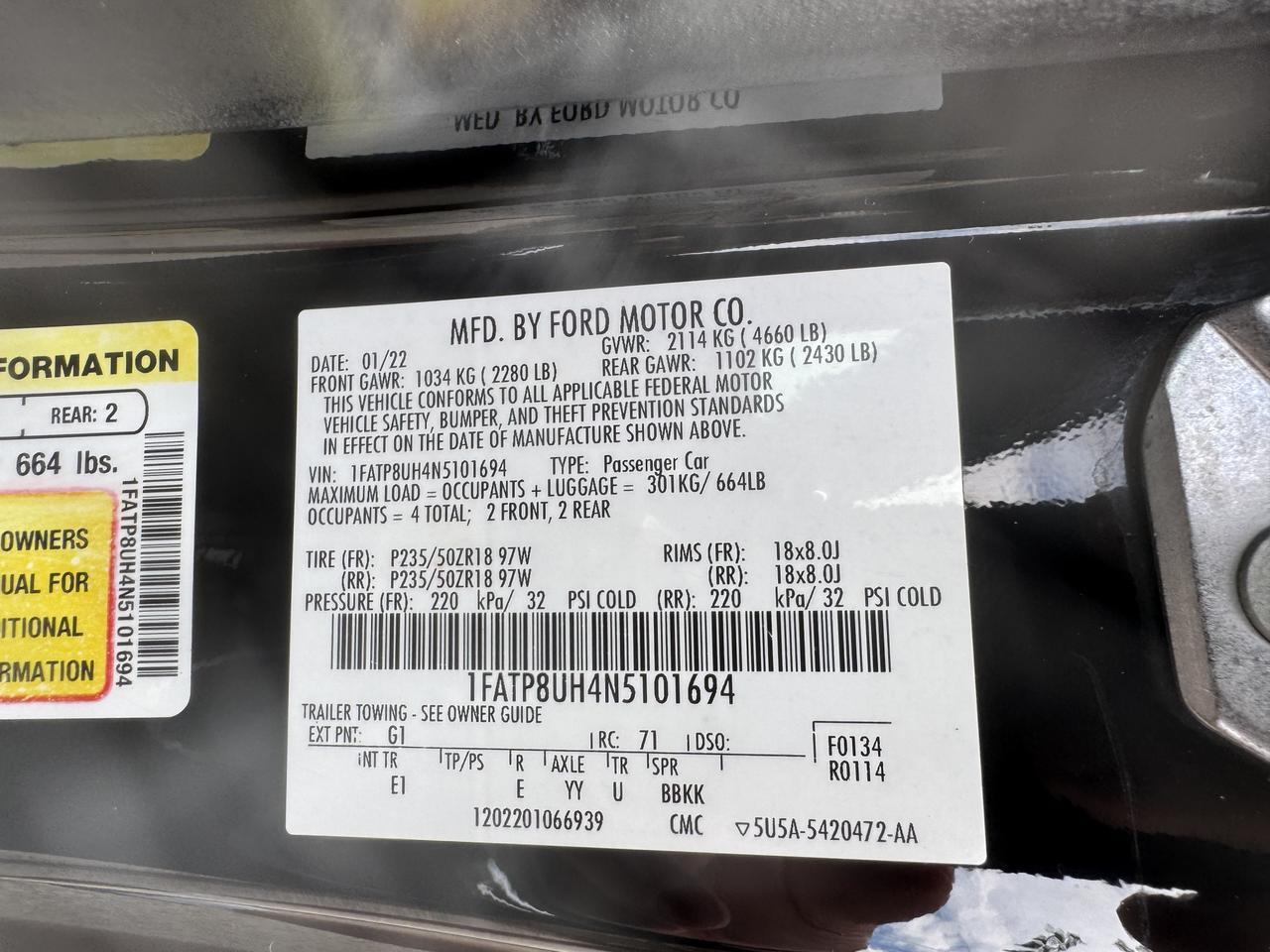 2022 Ford Mustang EcoBoost Premium Convertible Monroe NC