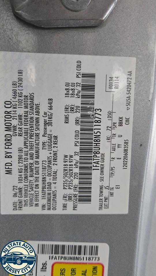 2022 Ford Mustang EcoBoost Premium Jersey City NJ