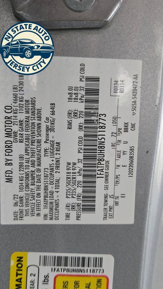 2022 Ford Mustang EcoBoost Premium Jersey City NJ