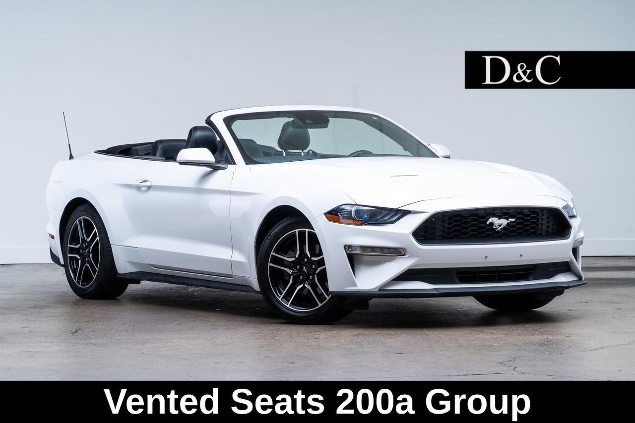 2022 Ford Mustang EcoBoost Premium Vented Seats 200a Group