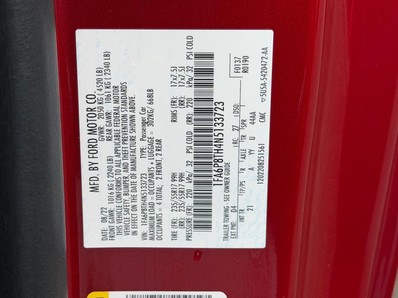2022 Ford Mustang EcoBoost Springfield VA