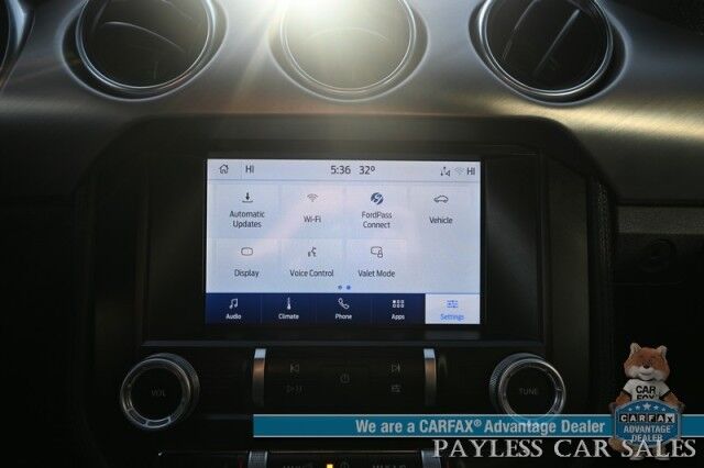 2022 Ford Mustang GT / 5.0L V8 / 6-Speed Manual / Black Accent Pkg / Performance Exhaust / Power Cloth Seats / Lane Watch & Blind Spot Alert / Apple CarPlay & Android Auto / Keyless Entry & Start / New Tires / Only 18K Miles Anchorage AK