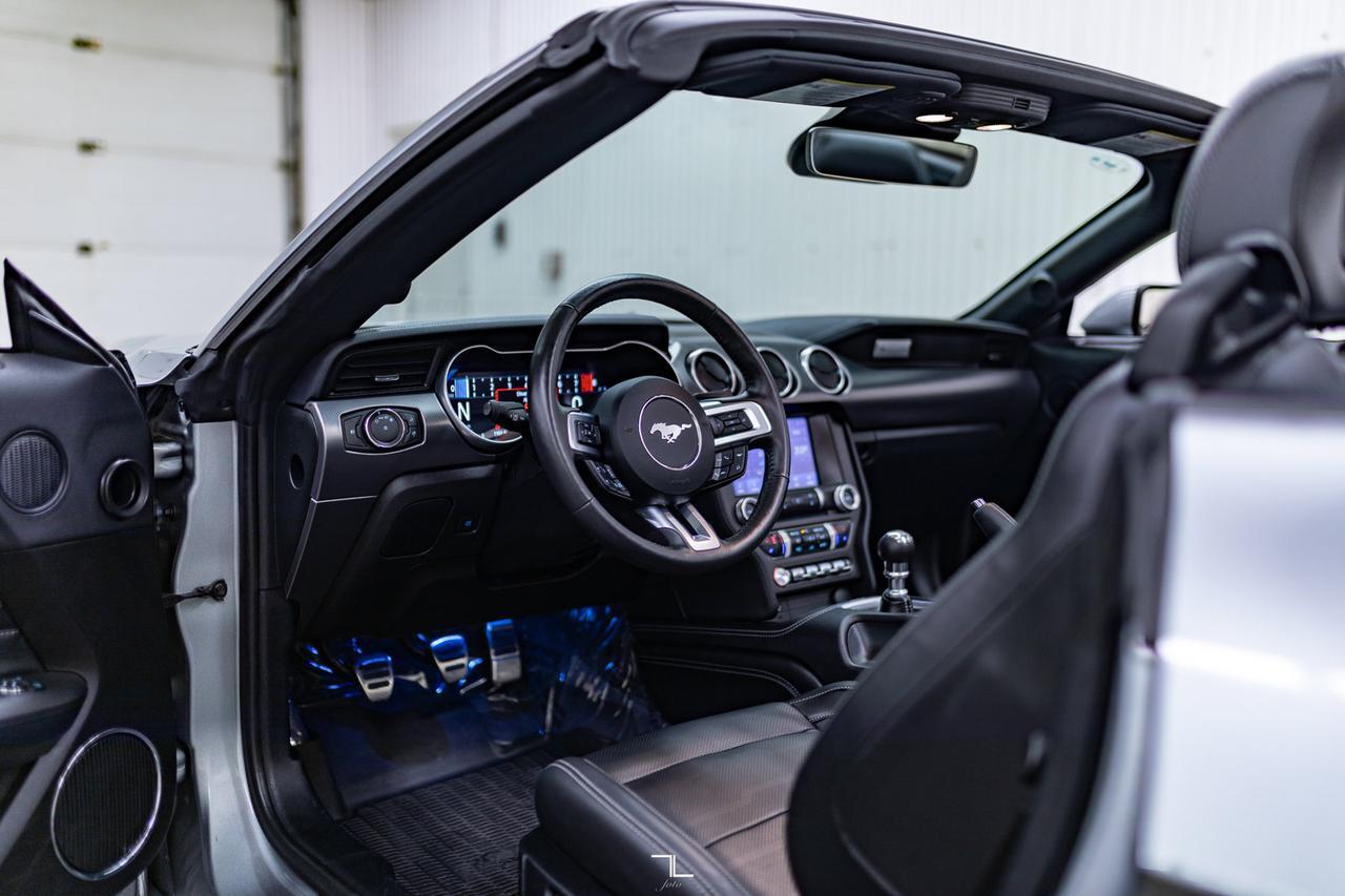 2022 Ford Mustang GT Premium Convertible Manual Leather Nav BCam Red Deer AB